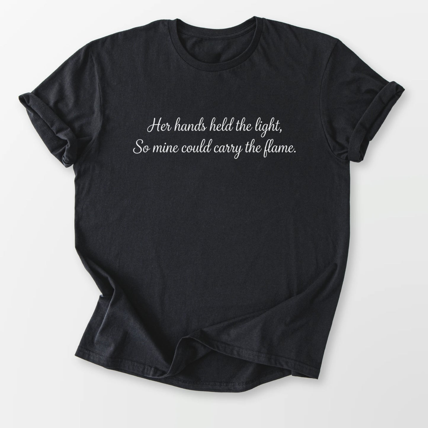 Carry the Flame Tee Black T-Shirt