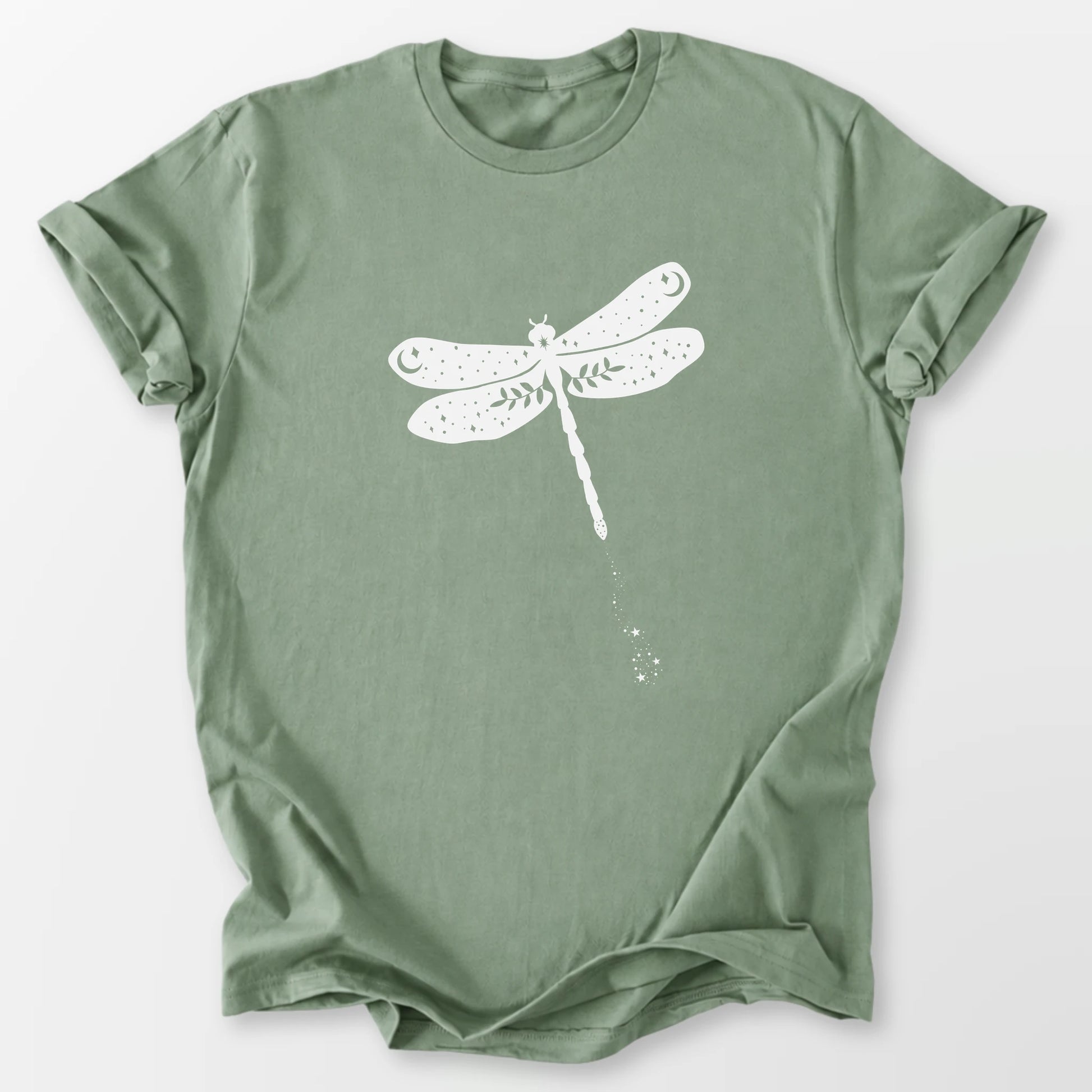 Celestial Dragonfly Tee Sage T-Shirt