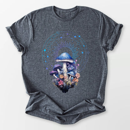 Celestial Fungi Tee Dark Heather Grey T-Shirt