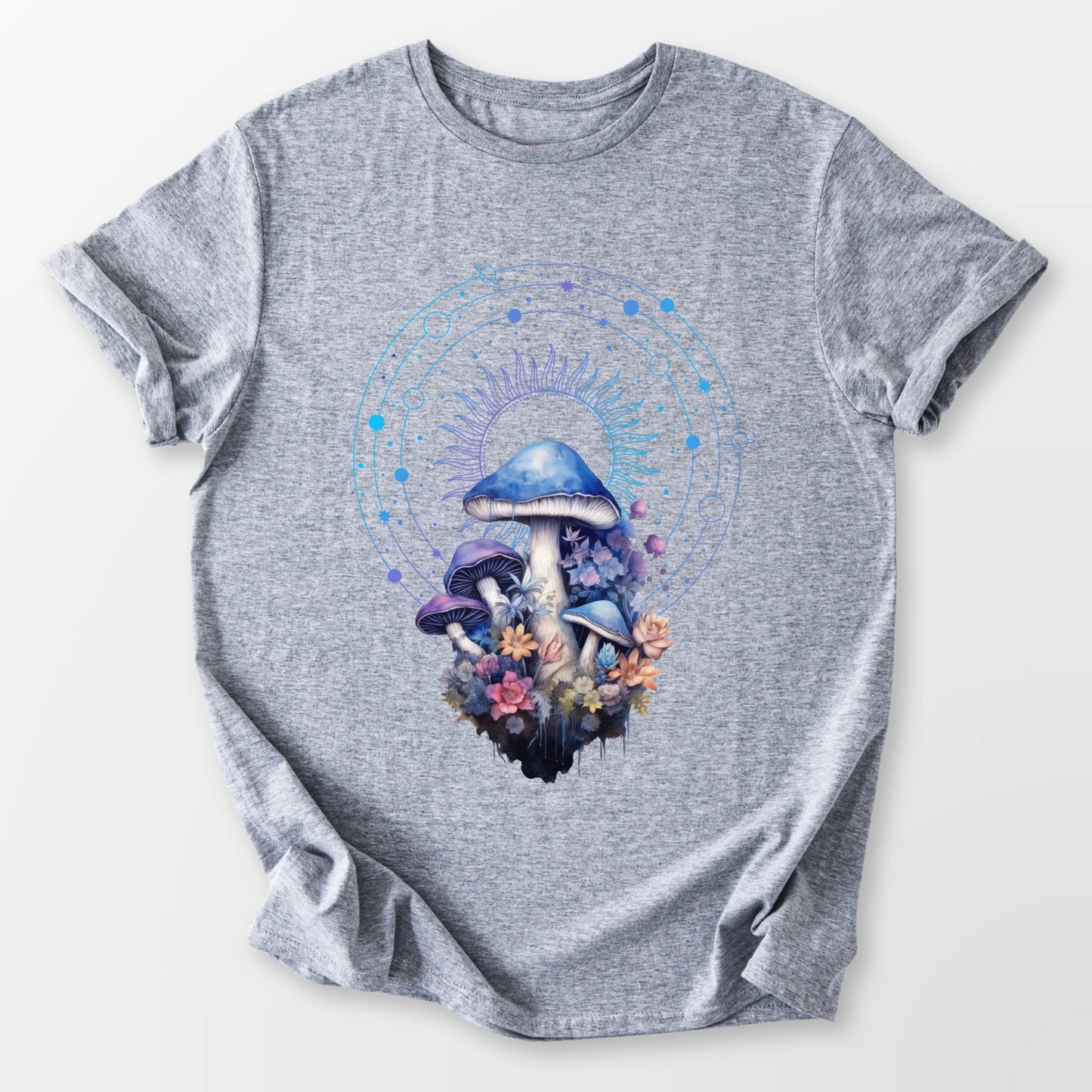 Celestial Fungi Tee Sport Grey T-Shirt