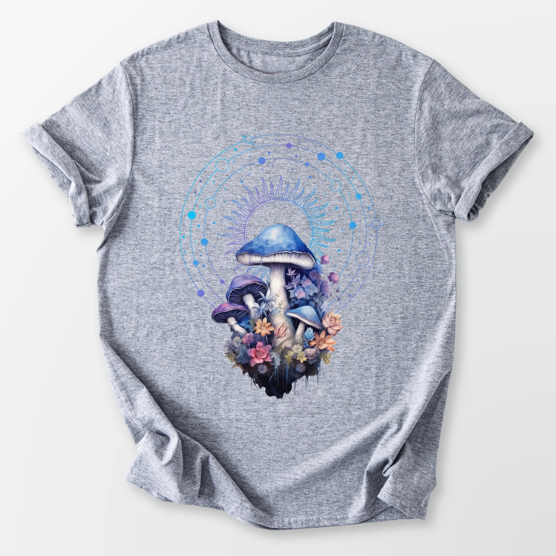Celestial Fungi Tee Sport Grey T-Shirt