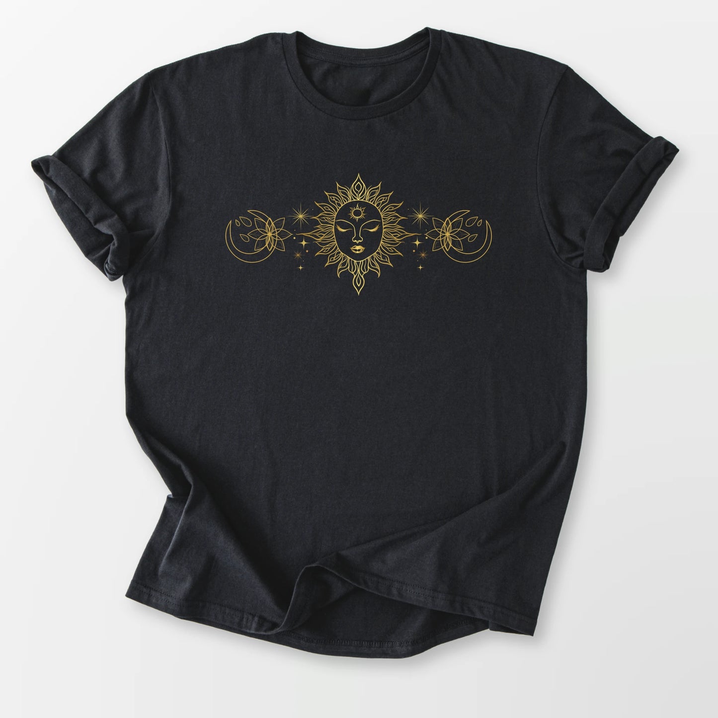 Celestial Harmony Tee Black T-Shirt