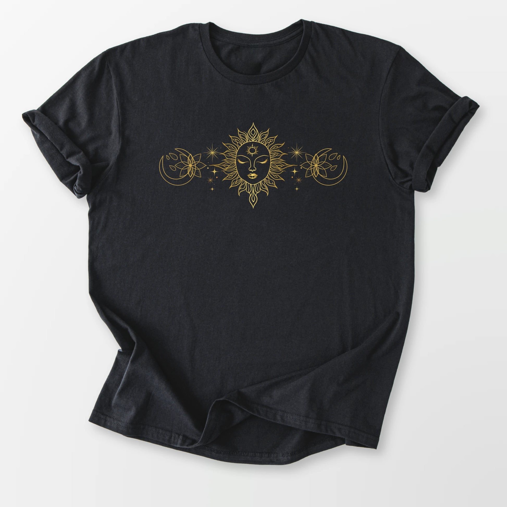 Celestial Harmony Tee Black T-Shirt