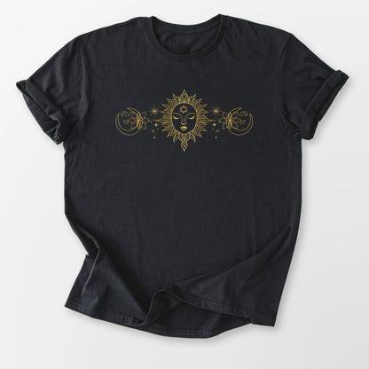 Celestial Harmony Tee Black T-Shirt