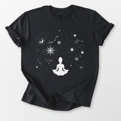 Celestial Yogi Tee Black T-Shirt