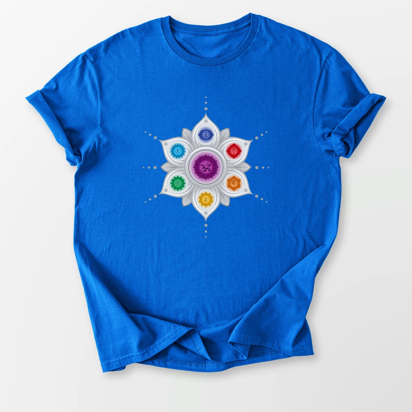 Chakra Mandala Tee Royal Blue T-Shirt