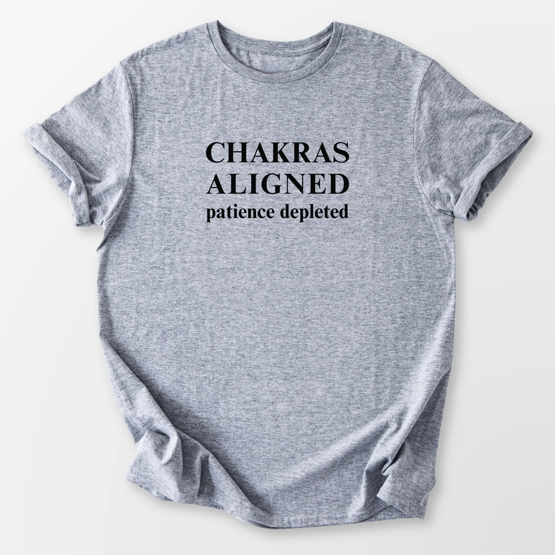 Chakras Aligned Tee Sport Grey T-Shirt