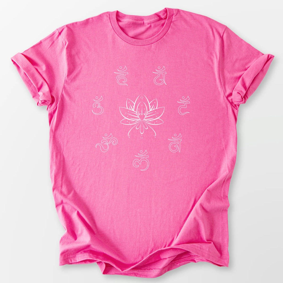 Chakras and Lotus Tee Azalea T-Shirt