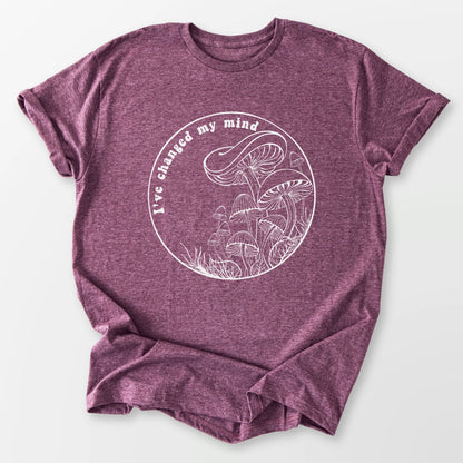 Changed My Mind Tee Heather Maroon T-Shirt