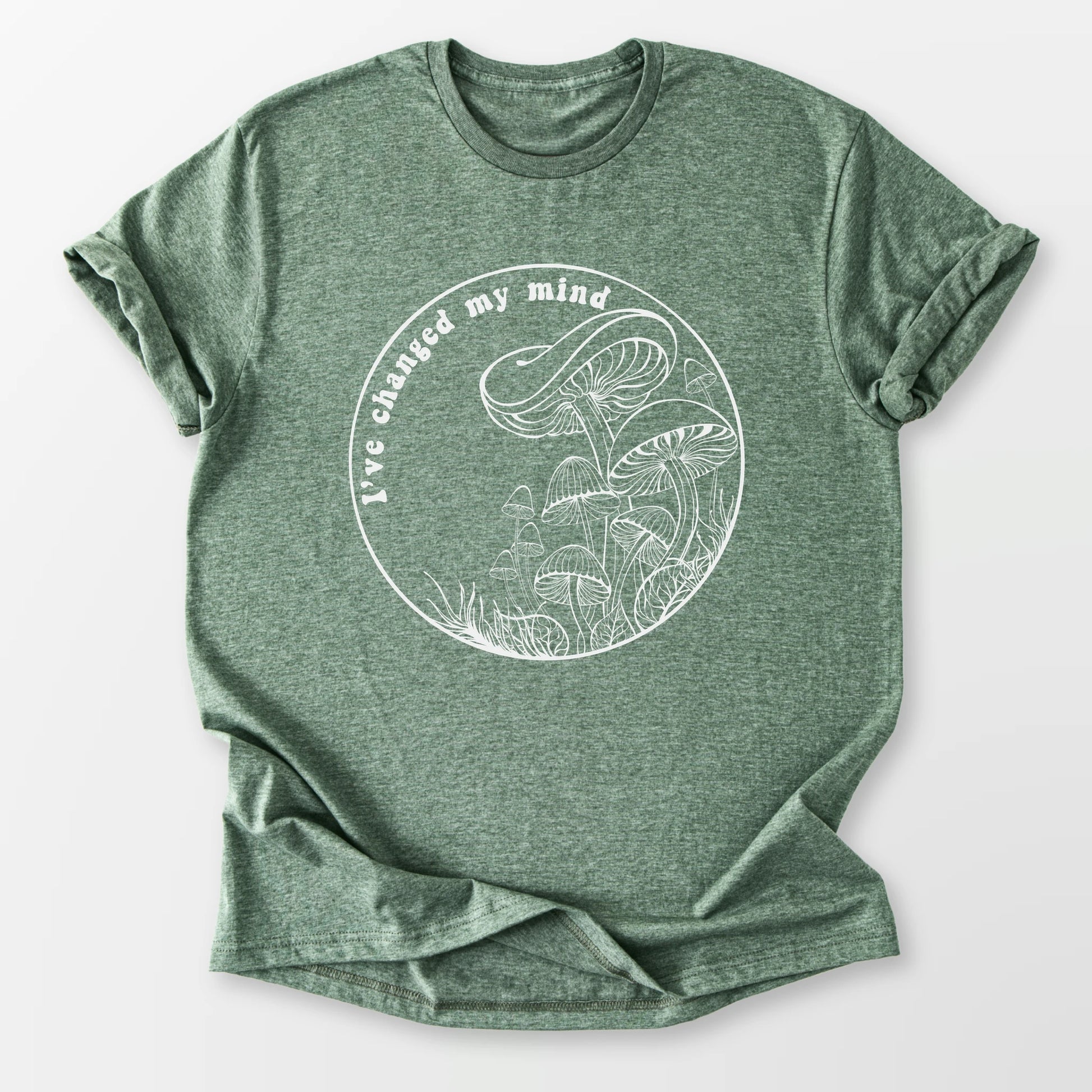 Changed My Mind Tee Heather Military Green T-Shirt