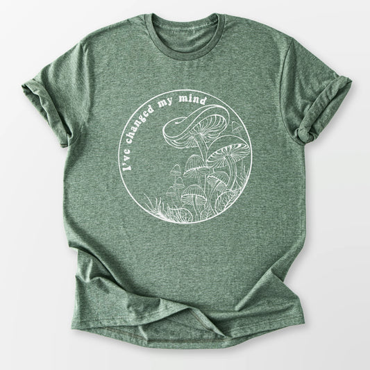 Changed My Mind Tee Heather Military Green T-Shirt