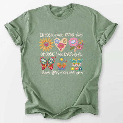 Choose Love Tee Sage T-Shirt
