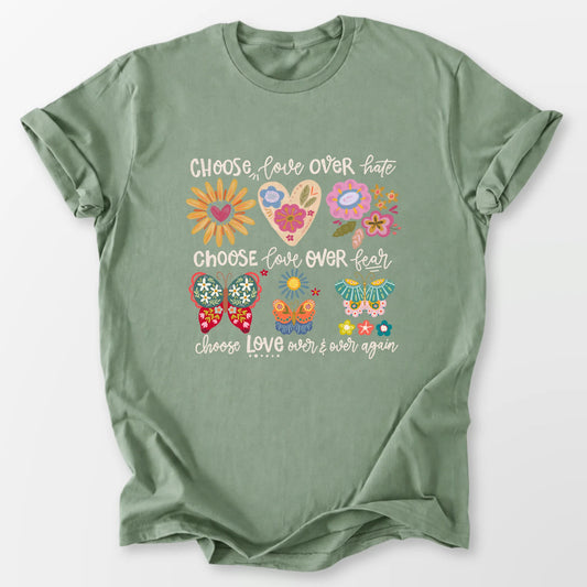 Choose Love Tee Sage T-Shirt