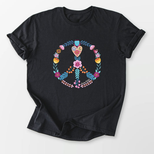 Choose Peace Tee Black T-Shirt