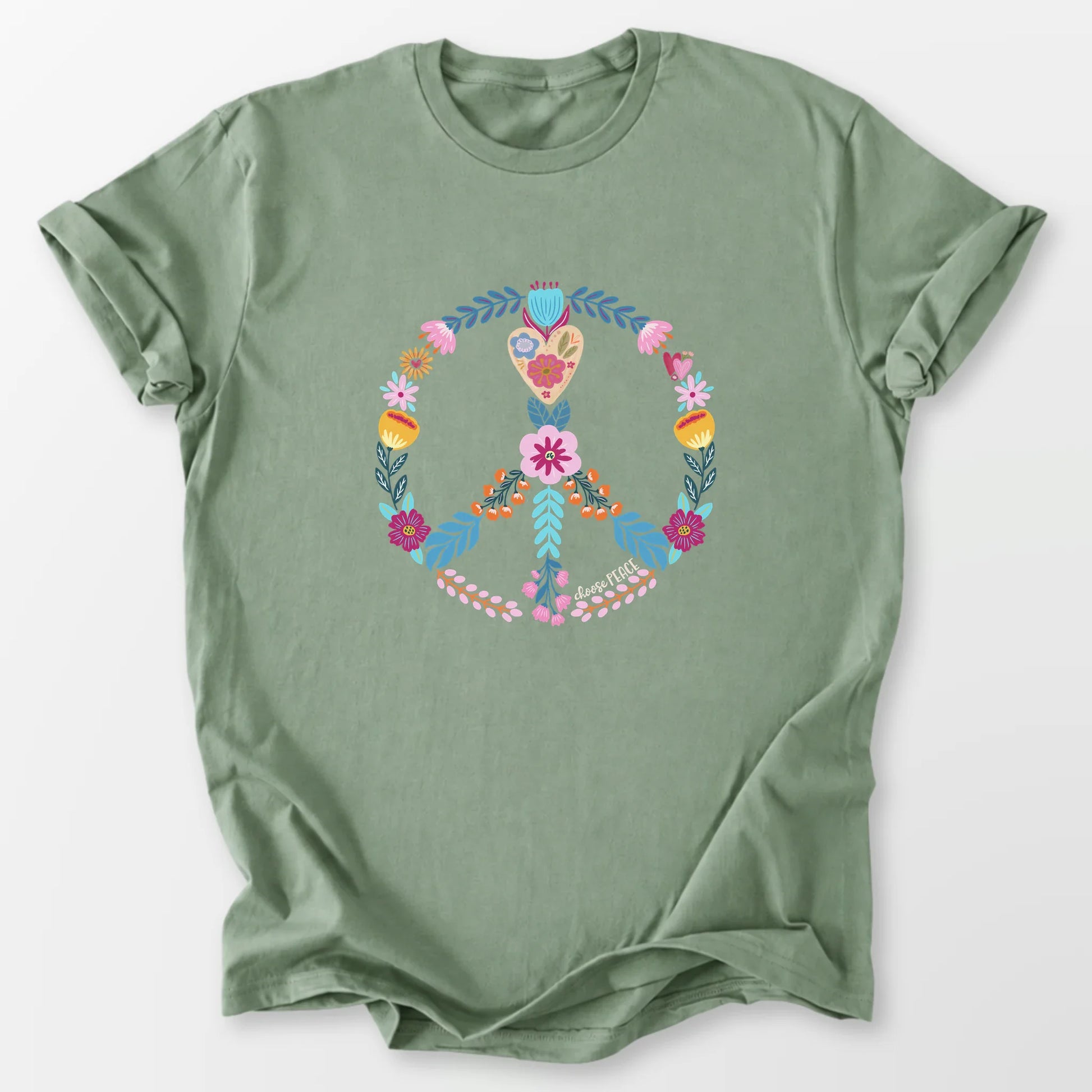 Choose Peace Tee Sage T-Shirt