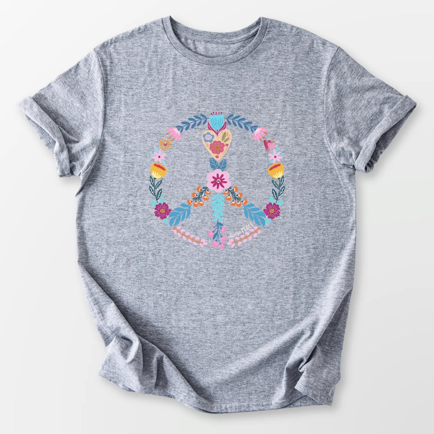 Choose Peace Tee Sport Grey T-Shirt
