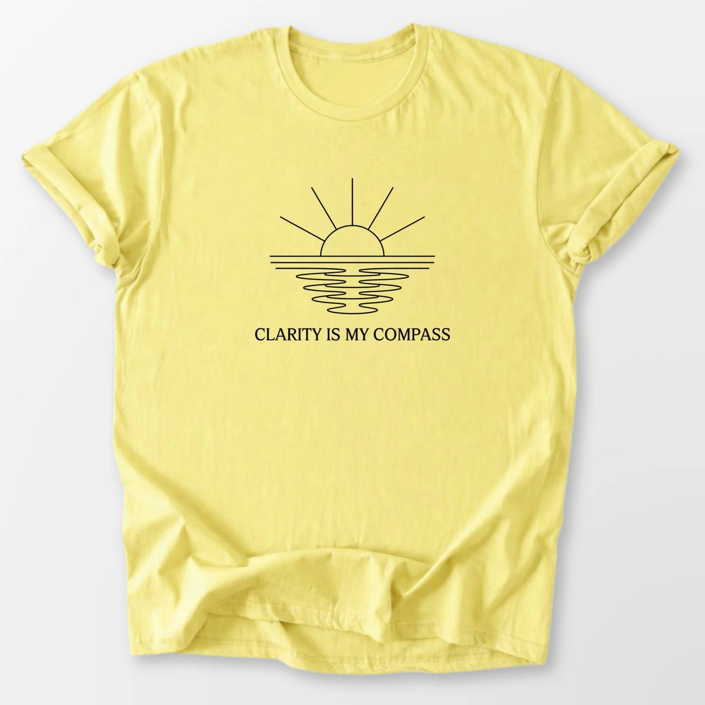 Clarity is My Compass Tee Cornsilk T-Shirt