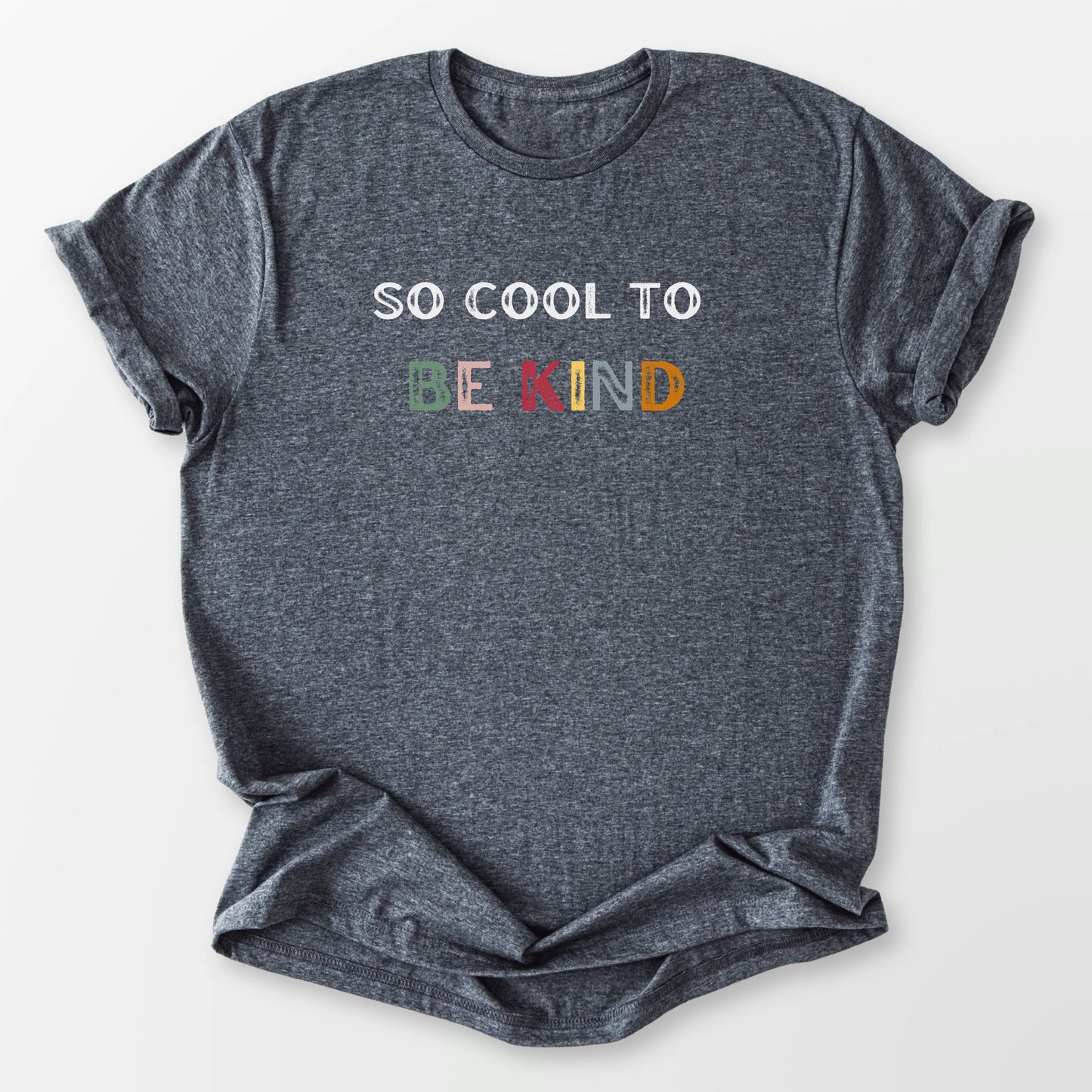 Cool to Be Kind Vintage Tee Dark Heather Grey T-Shirt