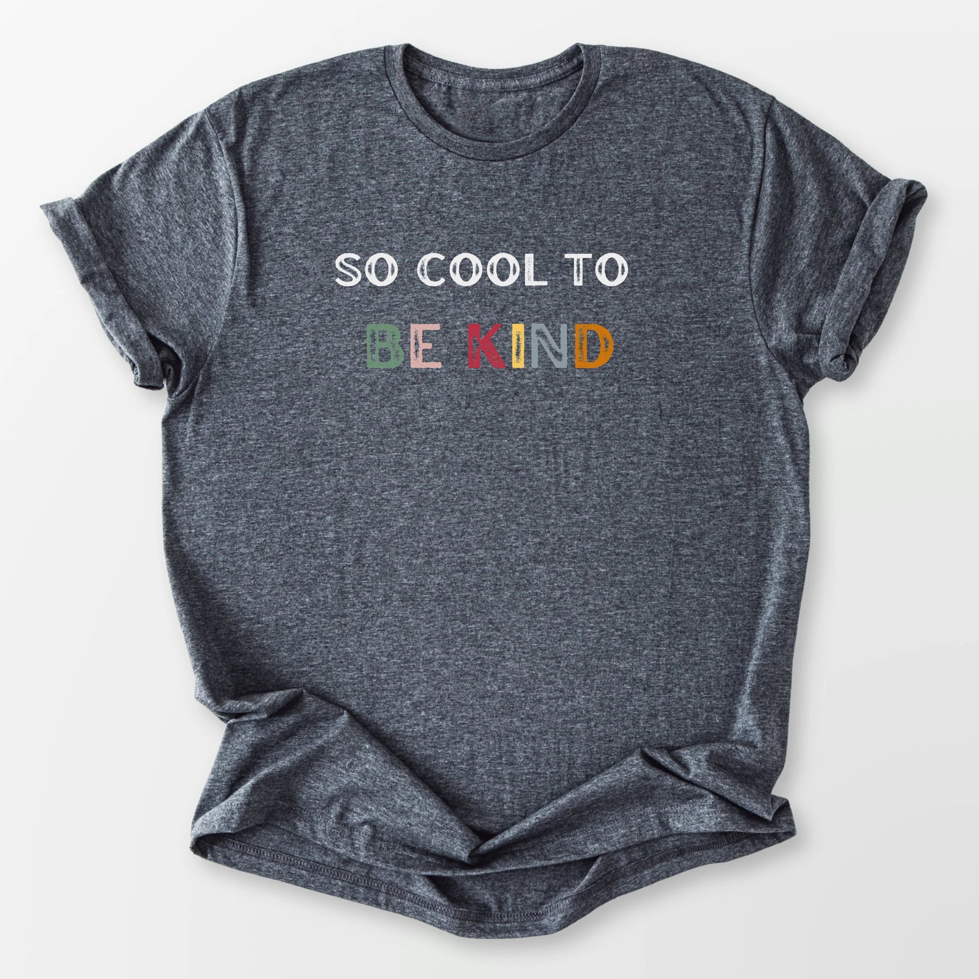 Cool to Be Kind Vintage Tee Dark Heather Grey T-Shirt