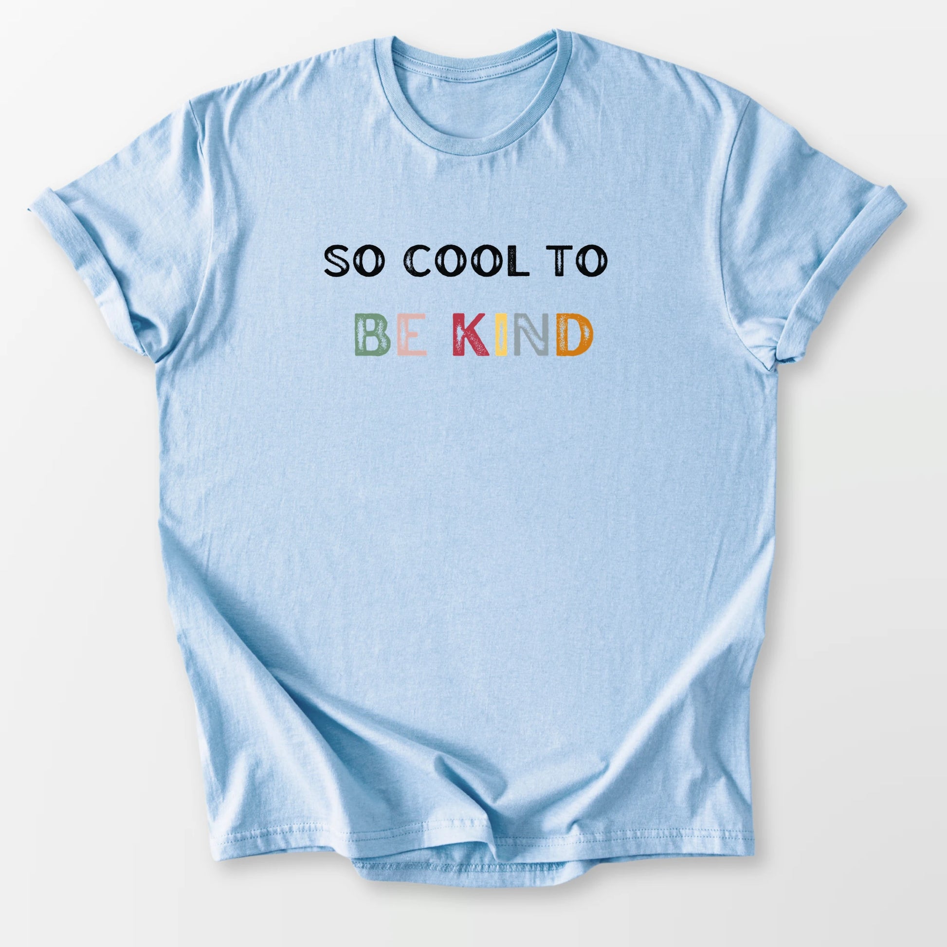 Cool to Be Kind Vintage Tee Light Blue T-Shirt