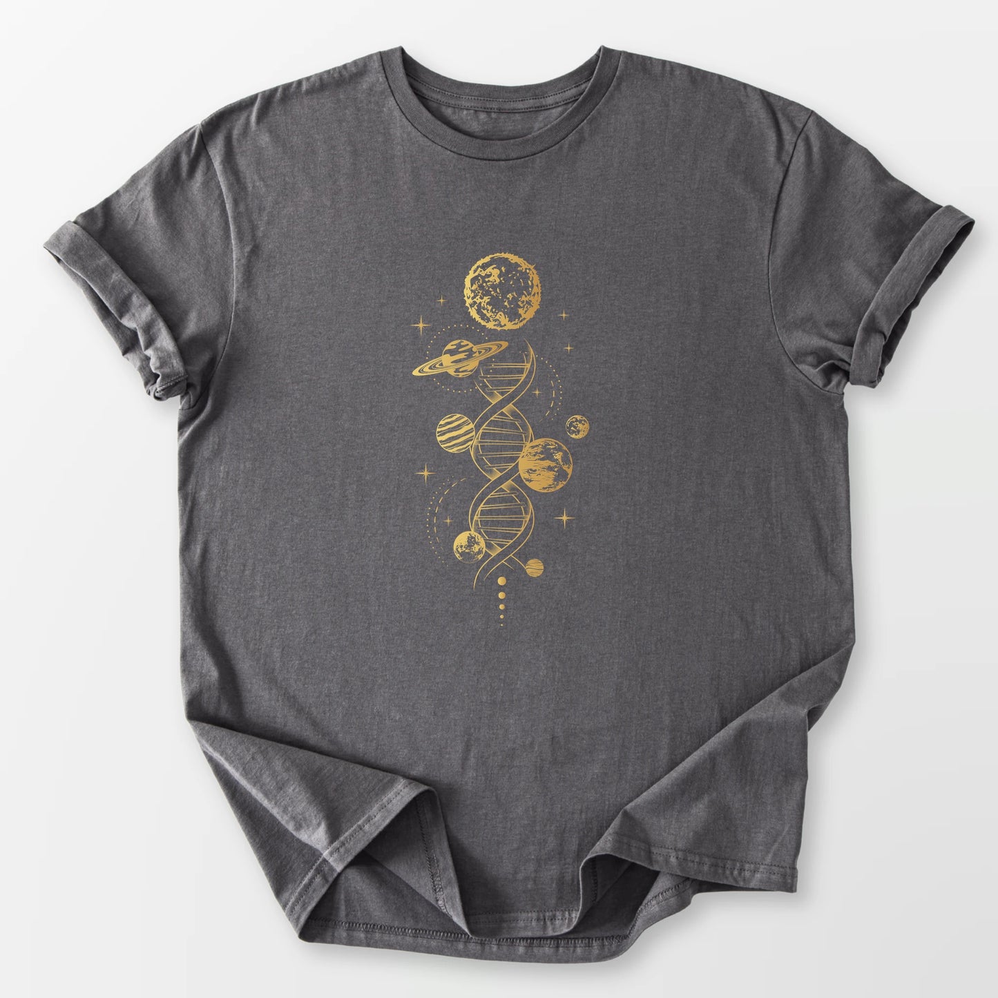Cosmic DNA Tee Charcoal T-Shirt