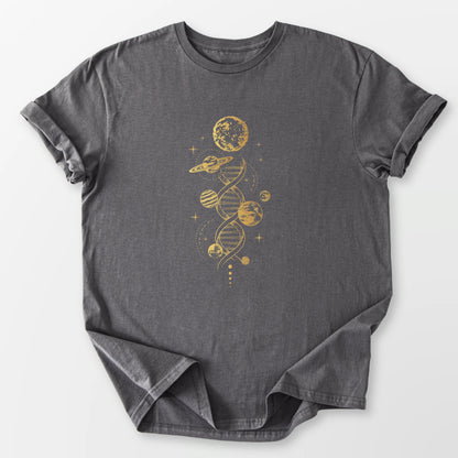 Cosmic DNA Tee Charcoal T-Shirt