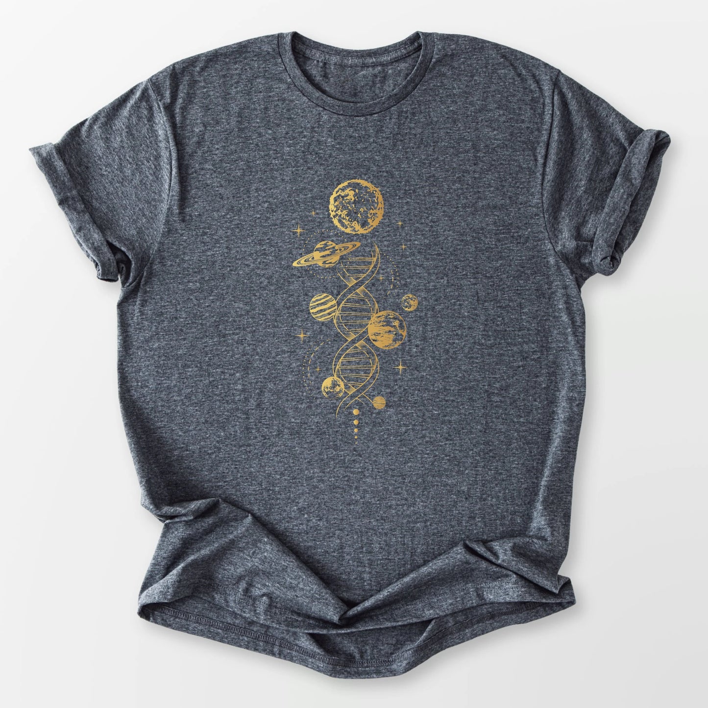Cosmic DNA Tee Dark Heather Grey T-Shirt