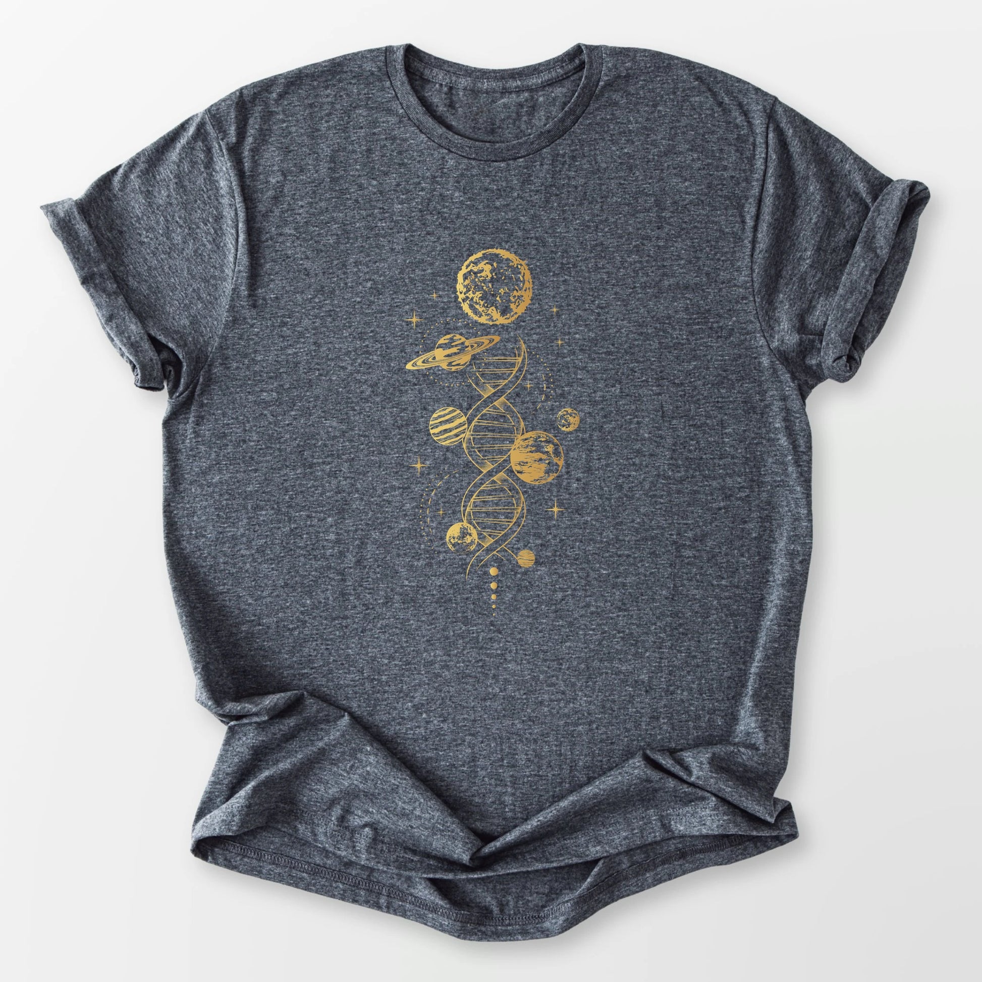 Cosmic DNA Tee Dark Heather Grey T-Shirt