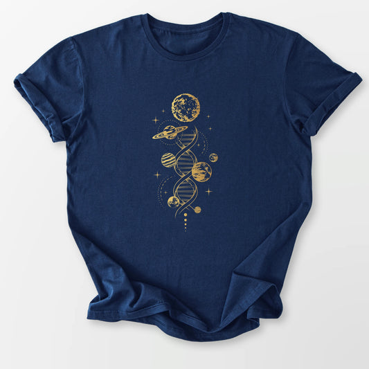 Cosmic DNA Tee Navy T-Shirt