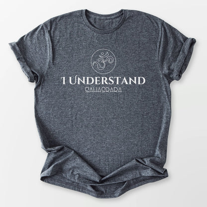 Crown Chakra Tee Dark Heather Grey T-Shirt