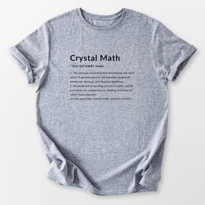 Crystal Math Definition Tee Sport Grey T-Shirt