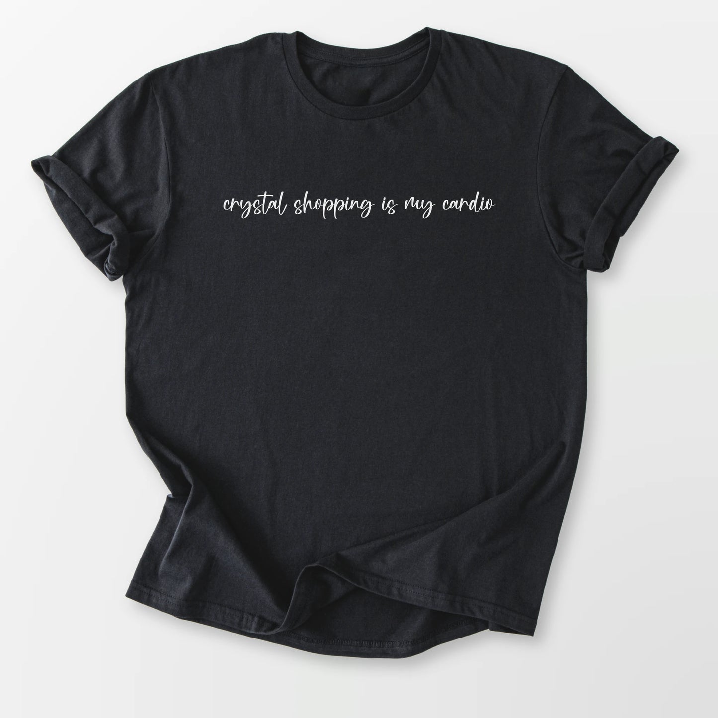 Crystal Shopping Tee Black T-Shirt