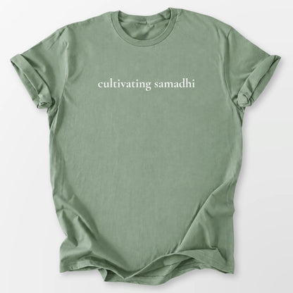 Cultivating Samadhi Tee Sage T-Shirt