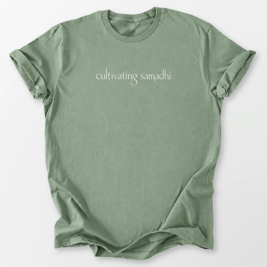 Cultivating Samadhi Tee Sage T-Shirt