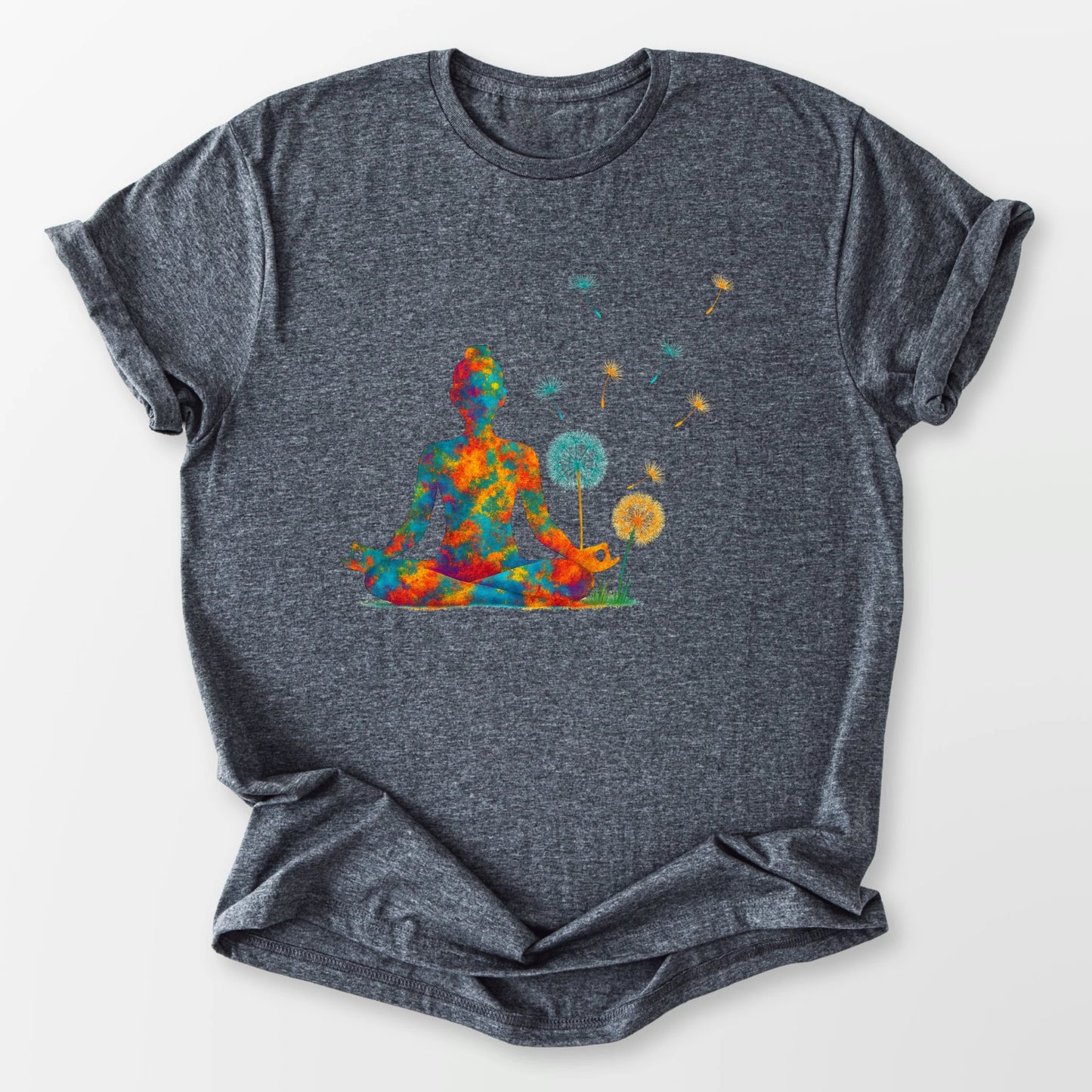 Dandelion Dharma Tee Dark Heather Grey T-Shirt