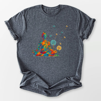 Dandelion Dharma Tee Dark Heather Grey T-Shirt