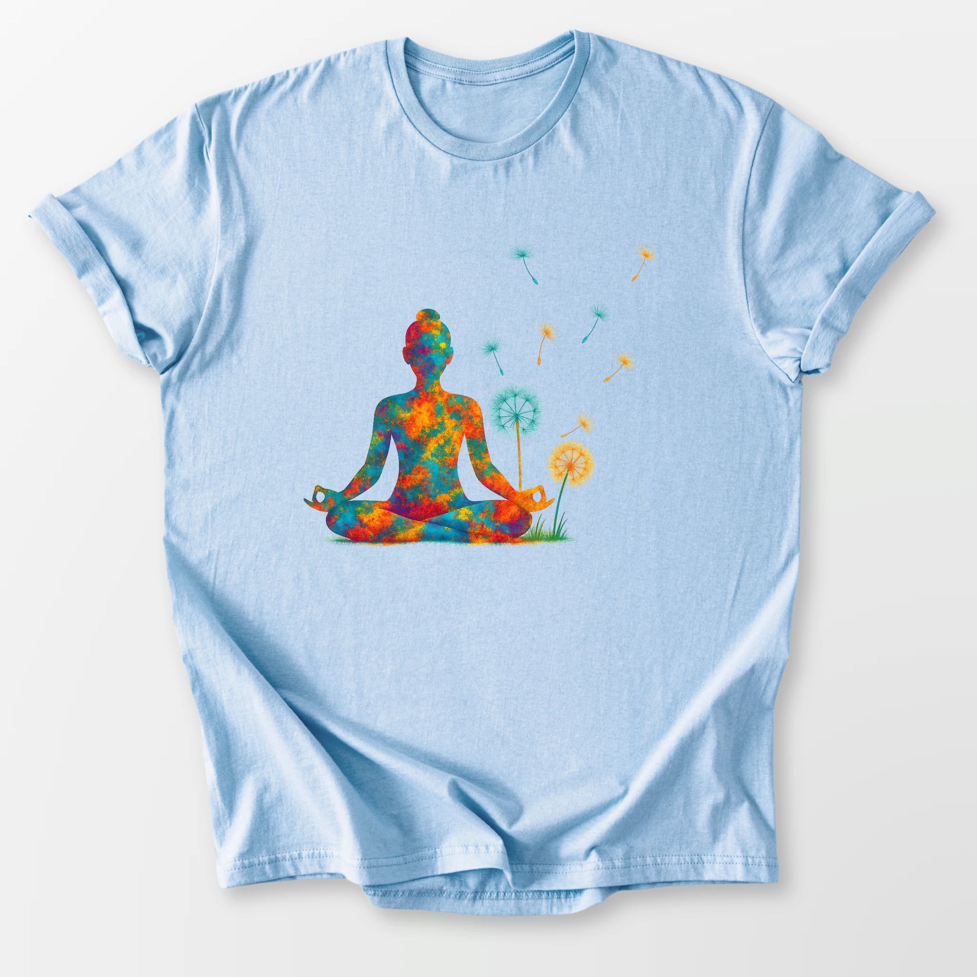 Dandelion Dharma Tee Light Blue T-Shirt