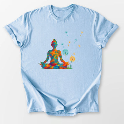Dandelion Dharma Tee Light Blue T-Shirt