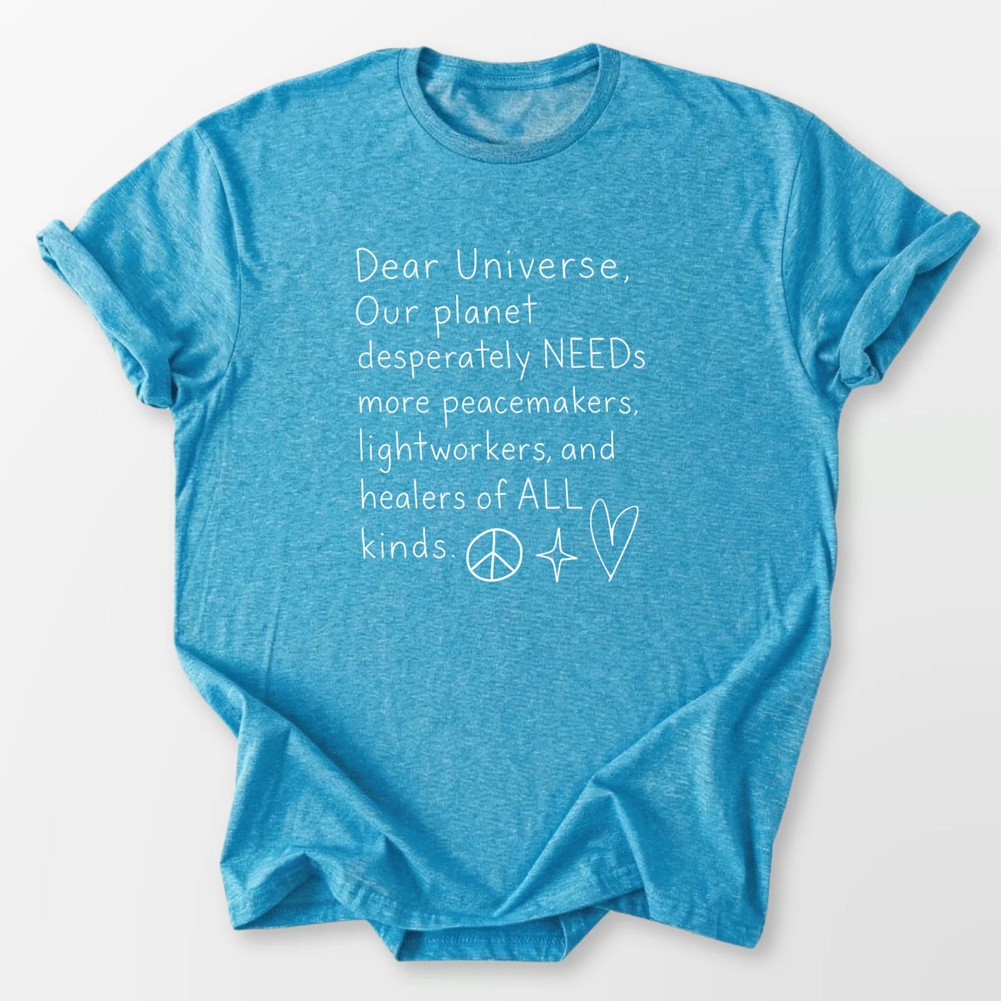 Dear Universe Tee Heather Sapphire T-Shirt