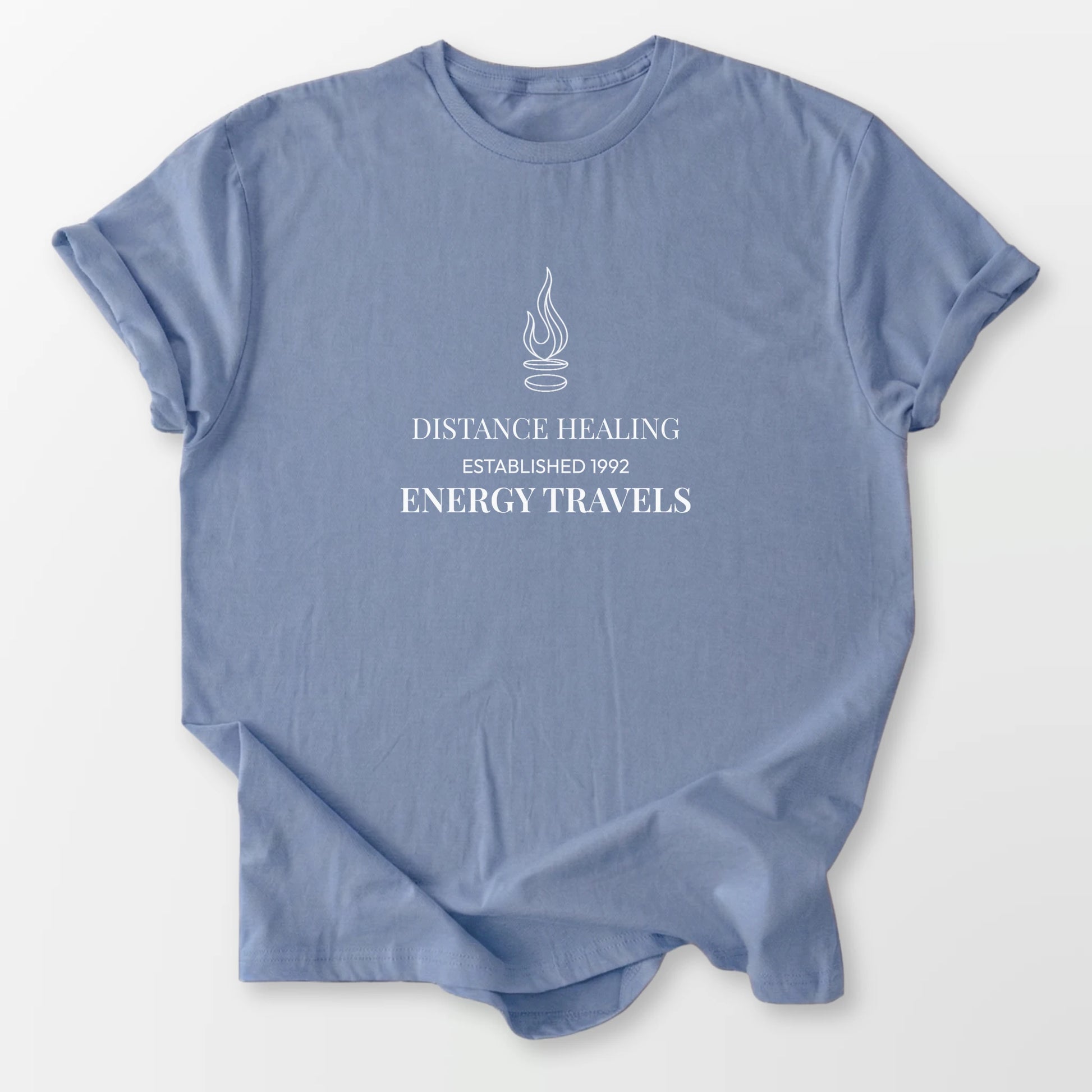 Distance Healing Tee Stone Blue T-Shirt