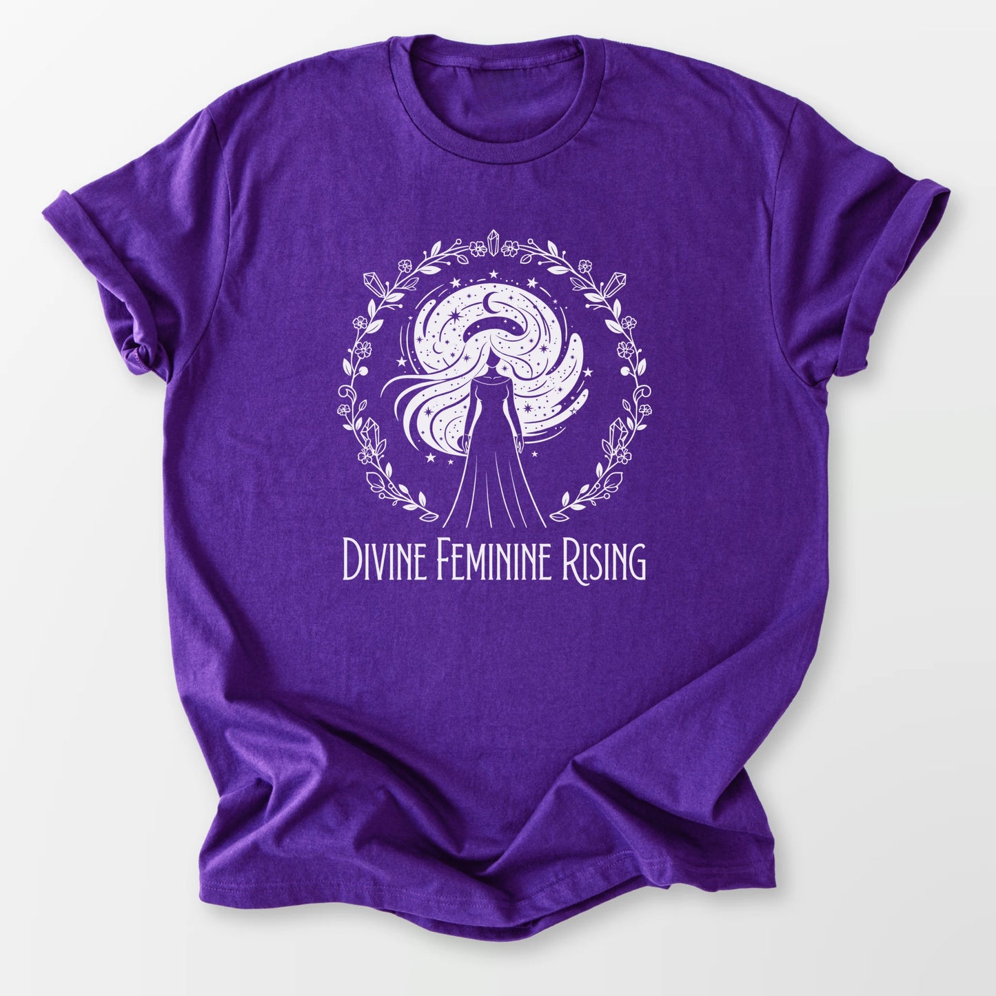 Divine Feminine Rising Tee Purple T-Shirt