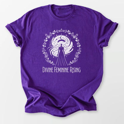 Divine Feminine Rising Tee Purple T-Shirt