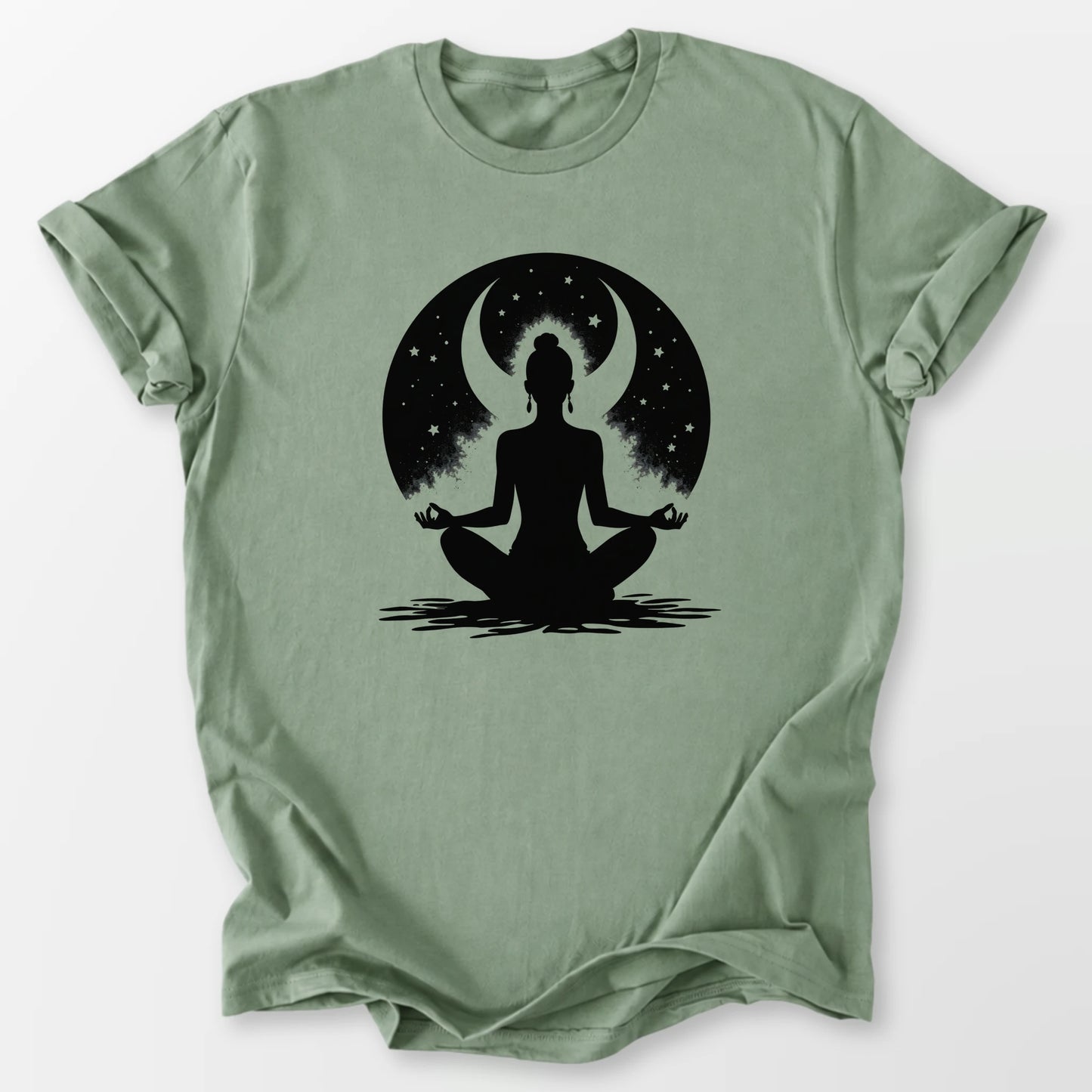 Dreamer Moon Meditation Tee Sage T-Shirt