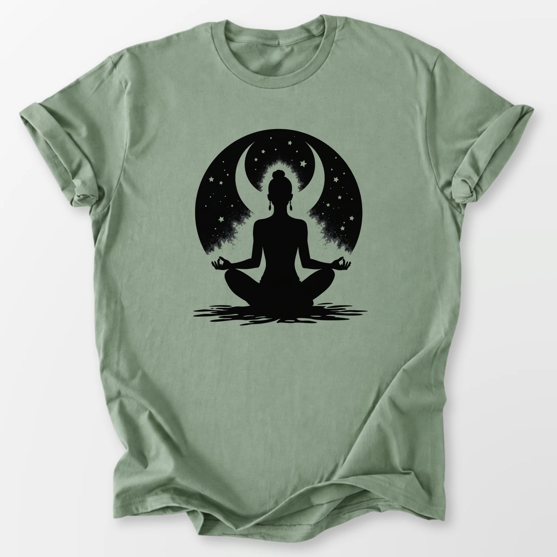 Dreamer Moon Meditation Tee Sage T-Shirt
