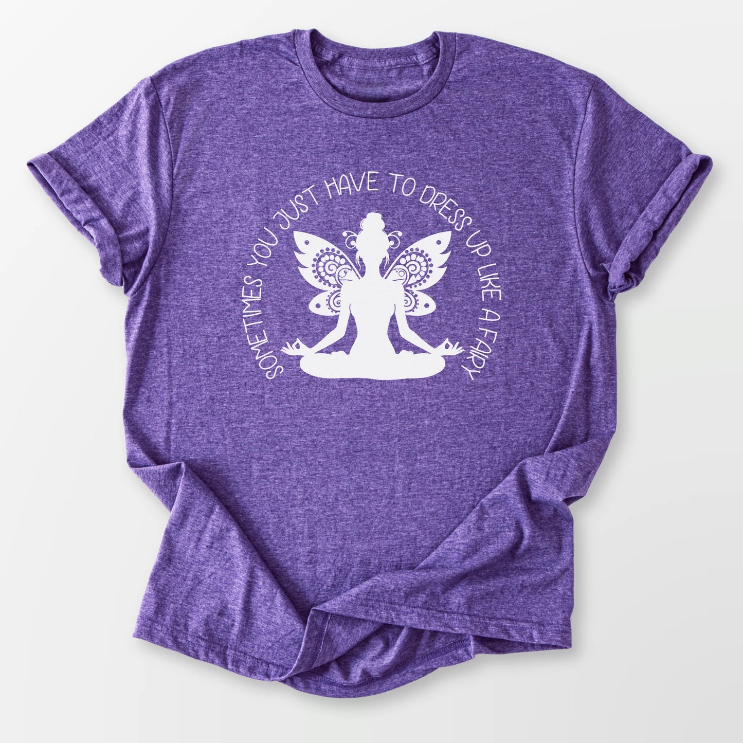 Dress Up Like A Fairy Tee Heather Purple T-Shirt