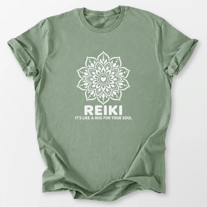 Reiki Hug For Your Soul Tee Sage T-Shirt