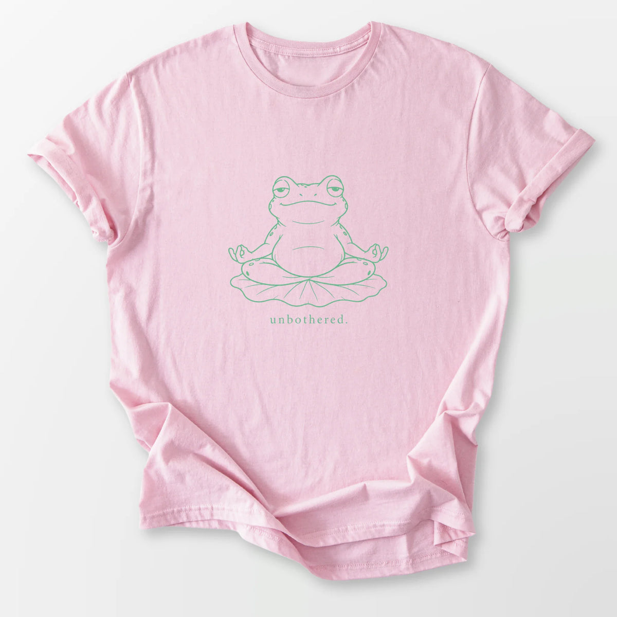 Unbothered Tee Light Pink T-Shirt