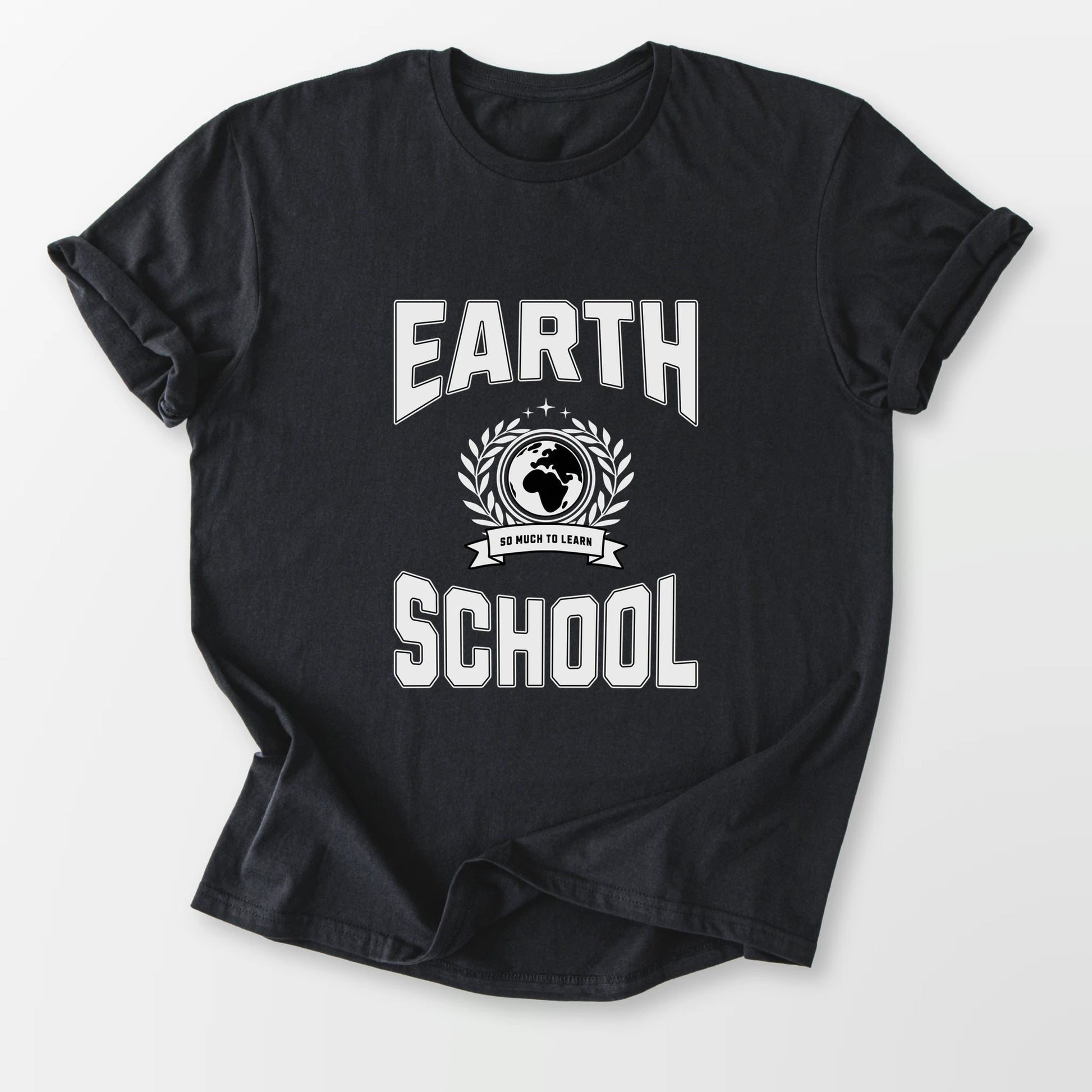 Earth School Tee Black T-Shirt