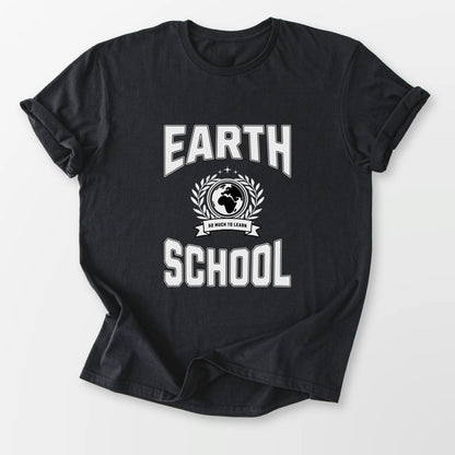 Earth School Tee Black T-Shirt