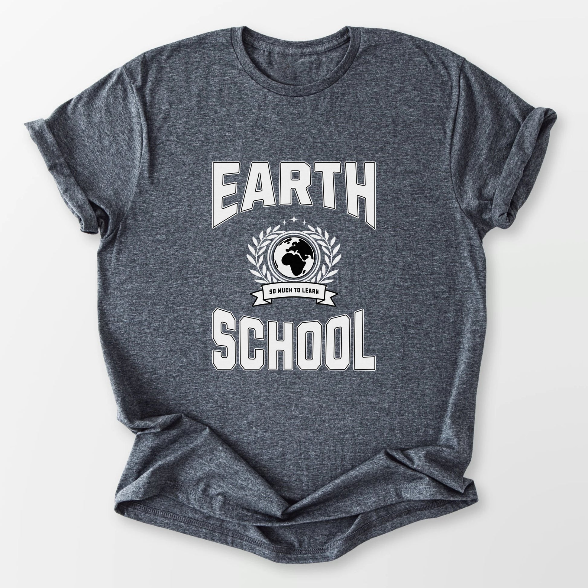 Earth School Tee Dark Heather Grey T-Shirt